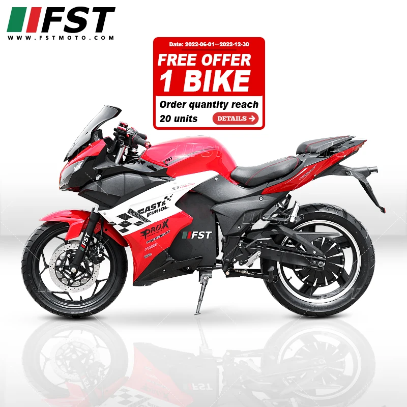 High Quality Factory Sale 17 Inch 2 Wheel 72v 32ah Green Power Electric Scooter Off-road Motorcycles Adult 3000w