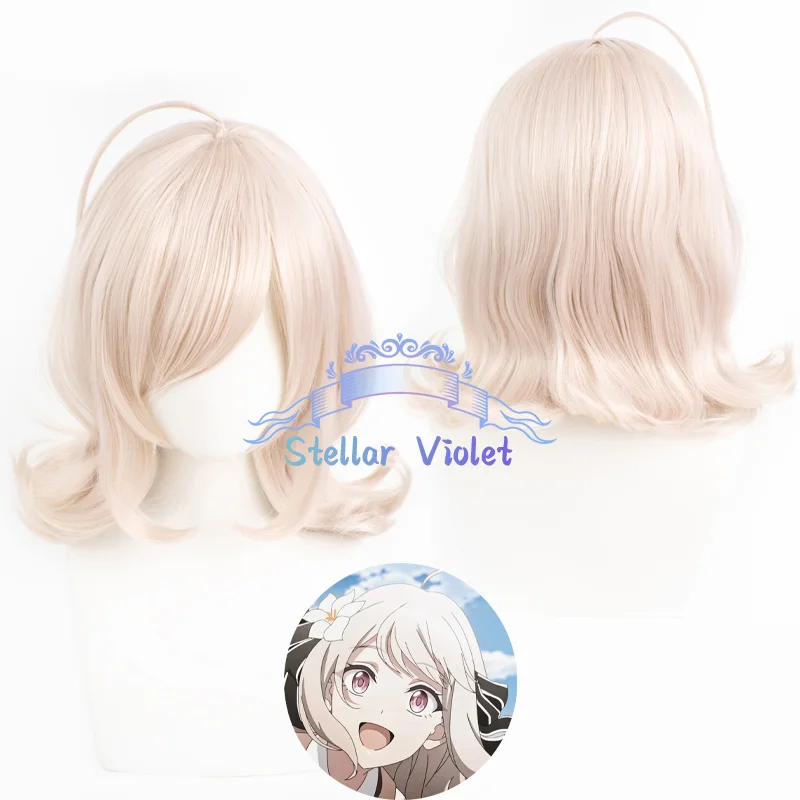 أنيمي جاسوس الفصول الدراسية حديقة زنبق شعر مستعار تأثيري الكتان اللون 40 سنتيمتر الشعر القصير مقاومة للحرارة الاصطناعية الشعر أنيمي شعر مستعار للحفلات + غطاء شعر مستعار