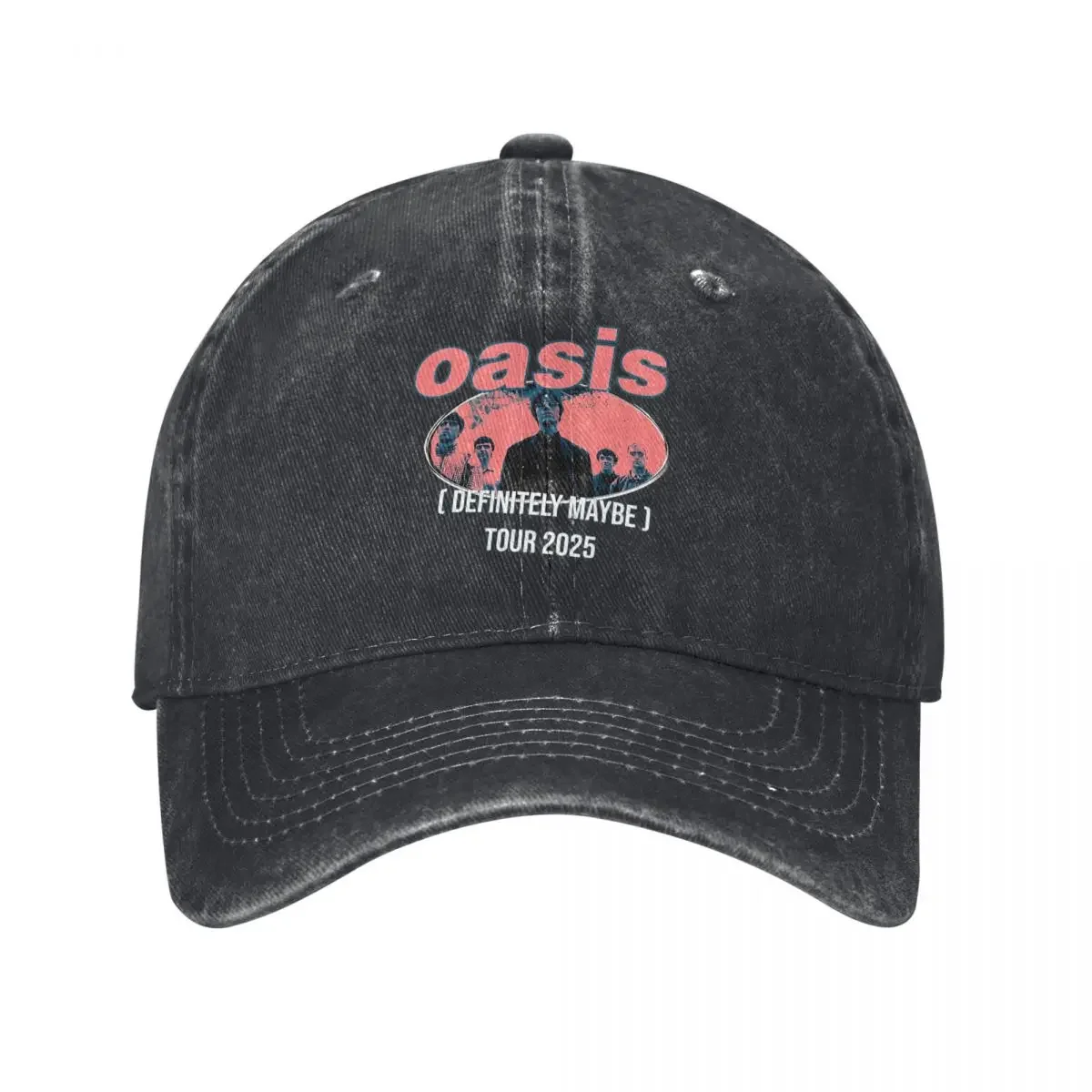 Oasised Definitely Maybe Baseball Caps Casual Distressed  Headwear Unisex Style Outdoor All Seasons Travel  Hat