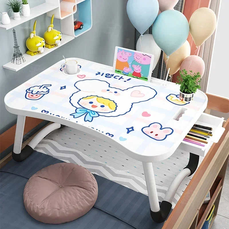 Bed Small Tables Bedroom Writing Children's Tables Simple Room Desks Children Furniture Home Laptop Table Children's Study Desk