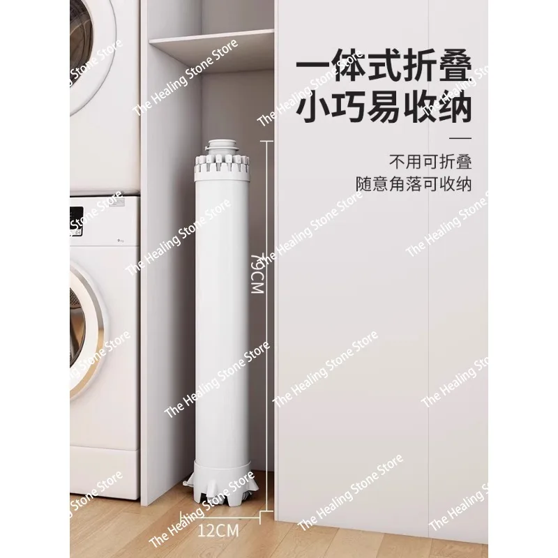 Picture 4: Convenient Hangers For Clothes Folding Design Clothesline Socks Multi-function Laundry Rack Stable Windproof Clothes Drying Rack
