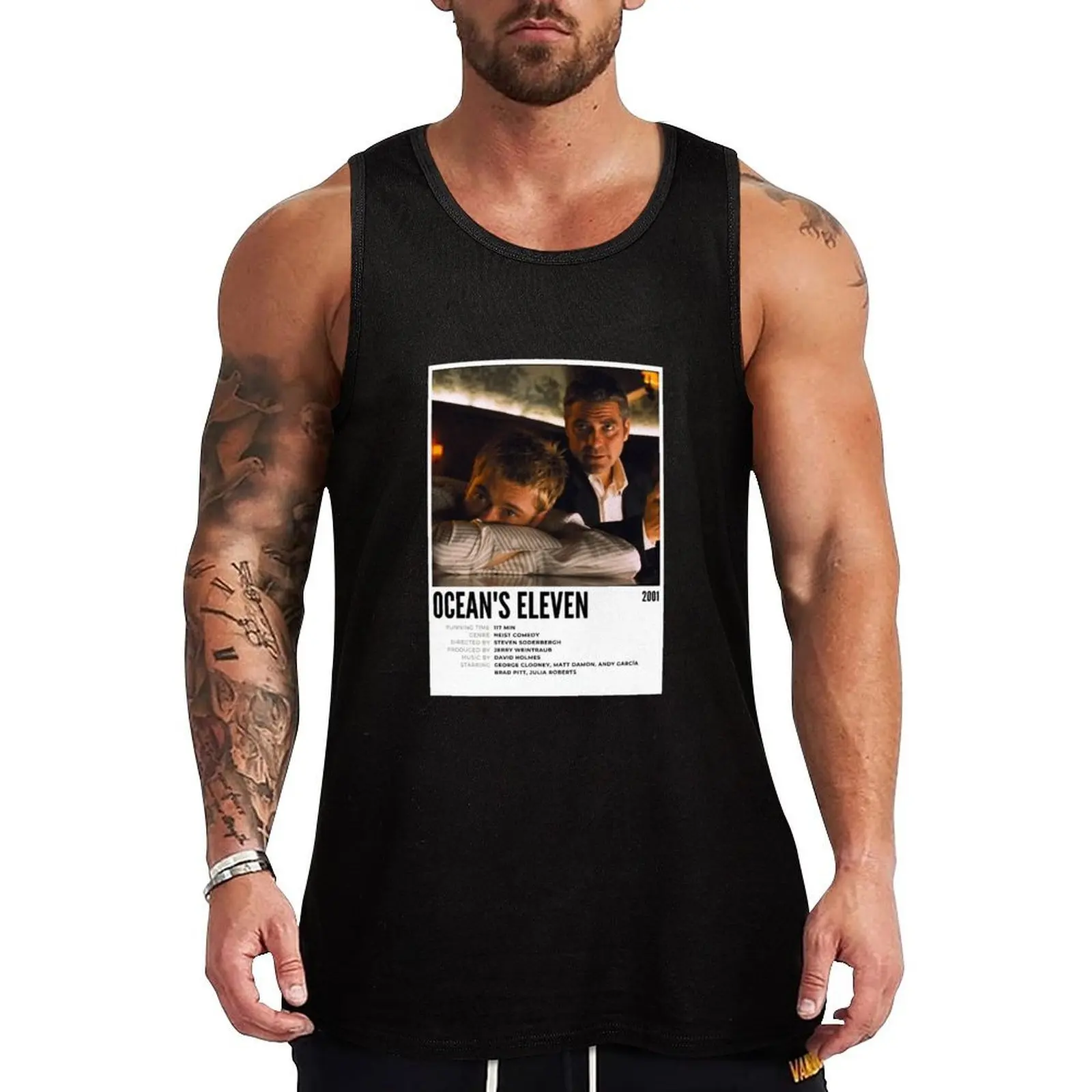 Birthday Gift Ocean's Movie Film Eleven Music Vintage Tank Top Work Casual Tank Top Durable Sleeveless Top