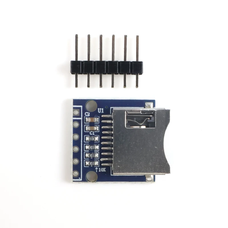 Micro SD Card Module SPI 3.3V TF Card Headers NOT Soldered for Arduino ESP32 Data Logger Memory Shield Breakout Board DIY
