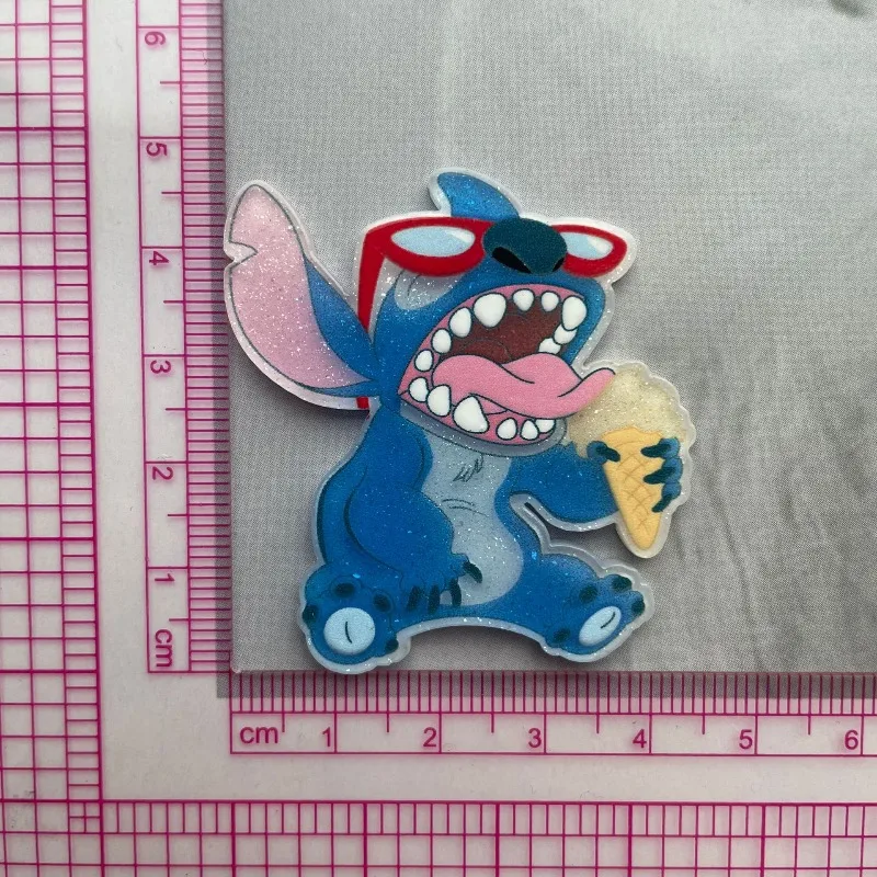 غرزة الكرتون مغناطيس الثلاجة أنيمي التصحيح DIY دبوس الشعر بروش شارة مغناطيس الثلاجة اكسسوارات هدية للأصدقاء الجيدين #4