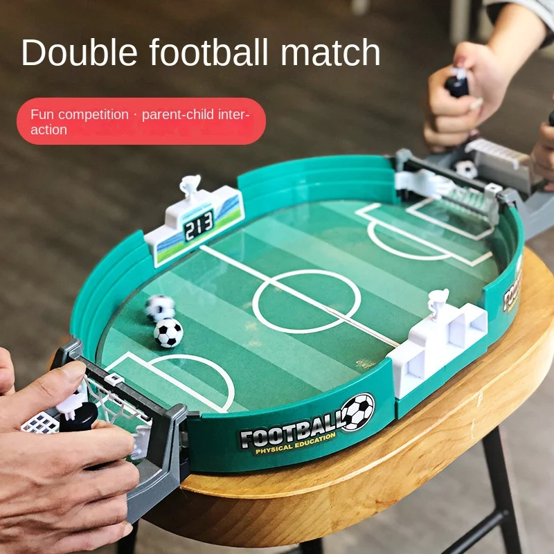 

Children's Table Football Double Battle Table Desktop Board Game Football Field Game Parent-Child Puzzle Interaction Toy Boy