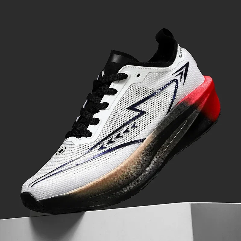 

Men Running Shoes Jogging Trainer Outdoor Sneakers Cushioning Breathable Mesh Non-Slip Couple Luxury shoes Race Off-road Shoes
