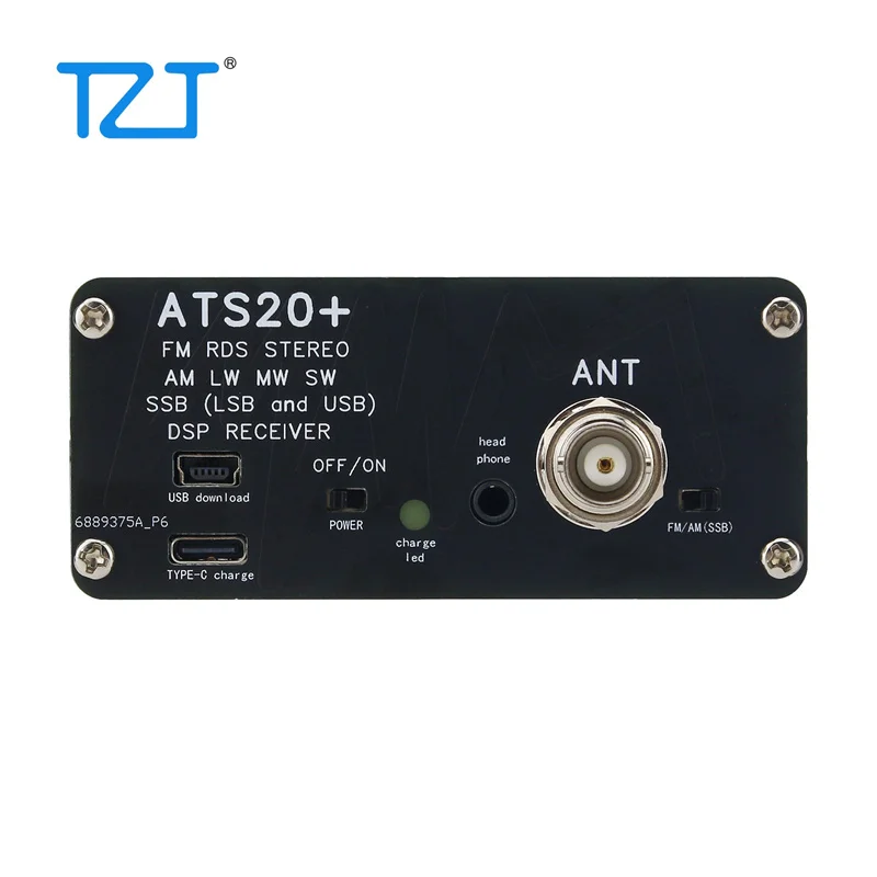 Imagem -06 - Receptor de Rádio Tzt-dsp Sdr Ats20 Plus Ts20-ii Pro Ats20 v2 Si4732 fm am mw sw Ssb Usb