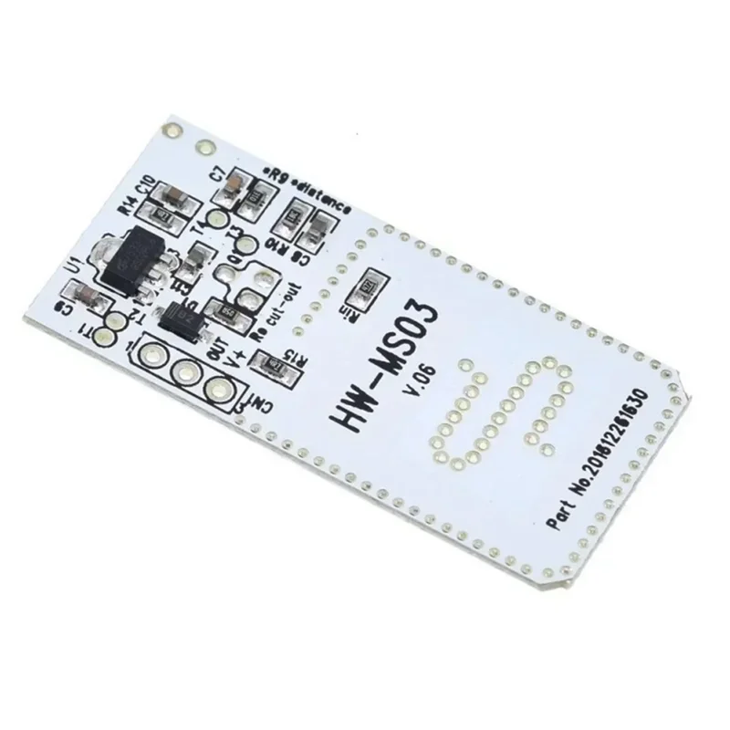 

A98Z Высокопроизводительный датчик движения HW-MS03 2,4 ГГц до 5,8 ГГц микроволновый радар человеческого тела индукционный PIR модуль переключателя для Diy