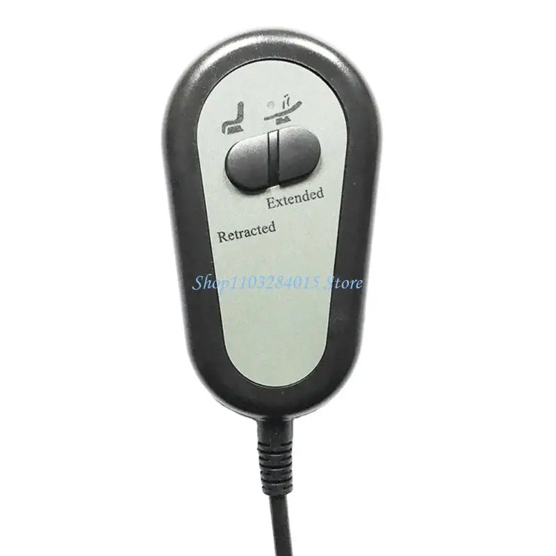 R6FF تركيب سريع للأريكة الكهربائية، مفتاح تحكم مزدوج، توافق عالمي، 2 زر، مفاتيح يدوية للتحكم