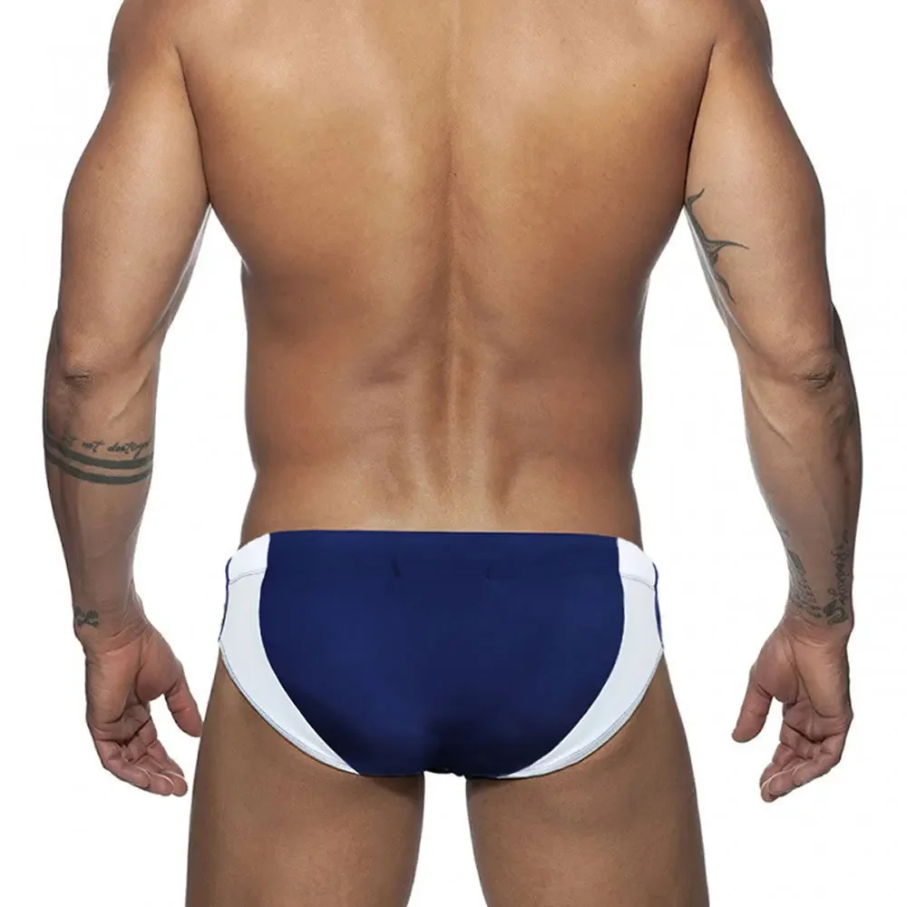 Sexy Swimsuit Man Swimming Briefs with Pouch Pad Low Waist Bikini Push Up Swimwear Men Swim Wear Trunks Beach Surf Bathing Suit
