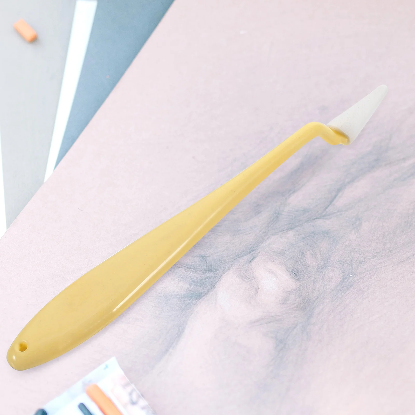 

Yellow Painting Tool Set Sketch Blending Stump Eraser Kneaded Drawing Tools for Artists Lightweight Portable Correction Sketch