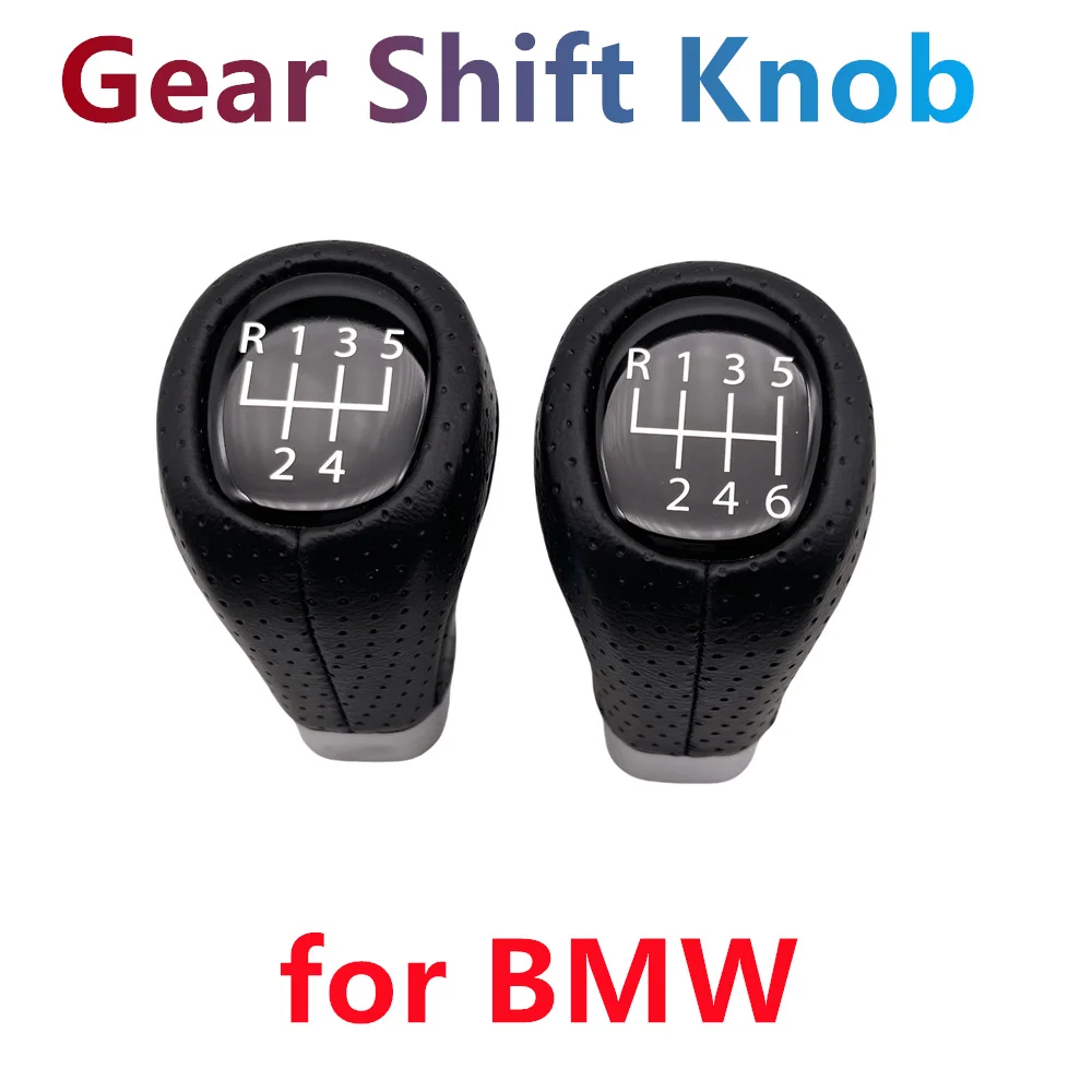 8037305 For BMW 1/3Series E87 E81 E90 E91 E92 Auto Gear Bar Knob Head 5/6 Speed Manual Shift Handball 25118037305 Aluminum Alloy