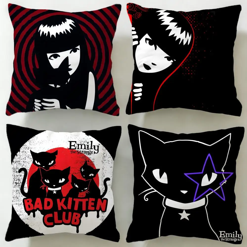 

Чехол для подушки с изображением мультяшного персонажа Эмили — мягкий и легко моющийся чехол для подушки — универсальный для дивана, кровати, путешествий и офиса