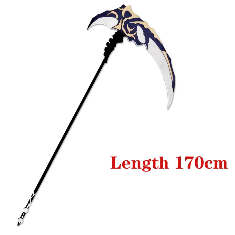 Game Library of Ruina Argalia The Blue Reverberation Sickle Cosplay Weapons Prop Halloween Christmas Carnival Party Accessory