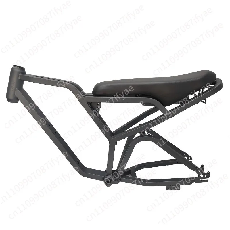 Retro electric bicycle frame 20-inch snowmobile electric vehicle frame, off-road electric motorcycle frame design