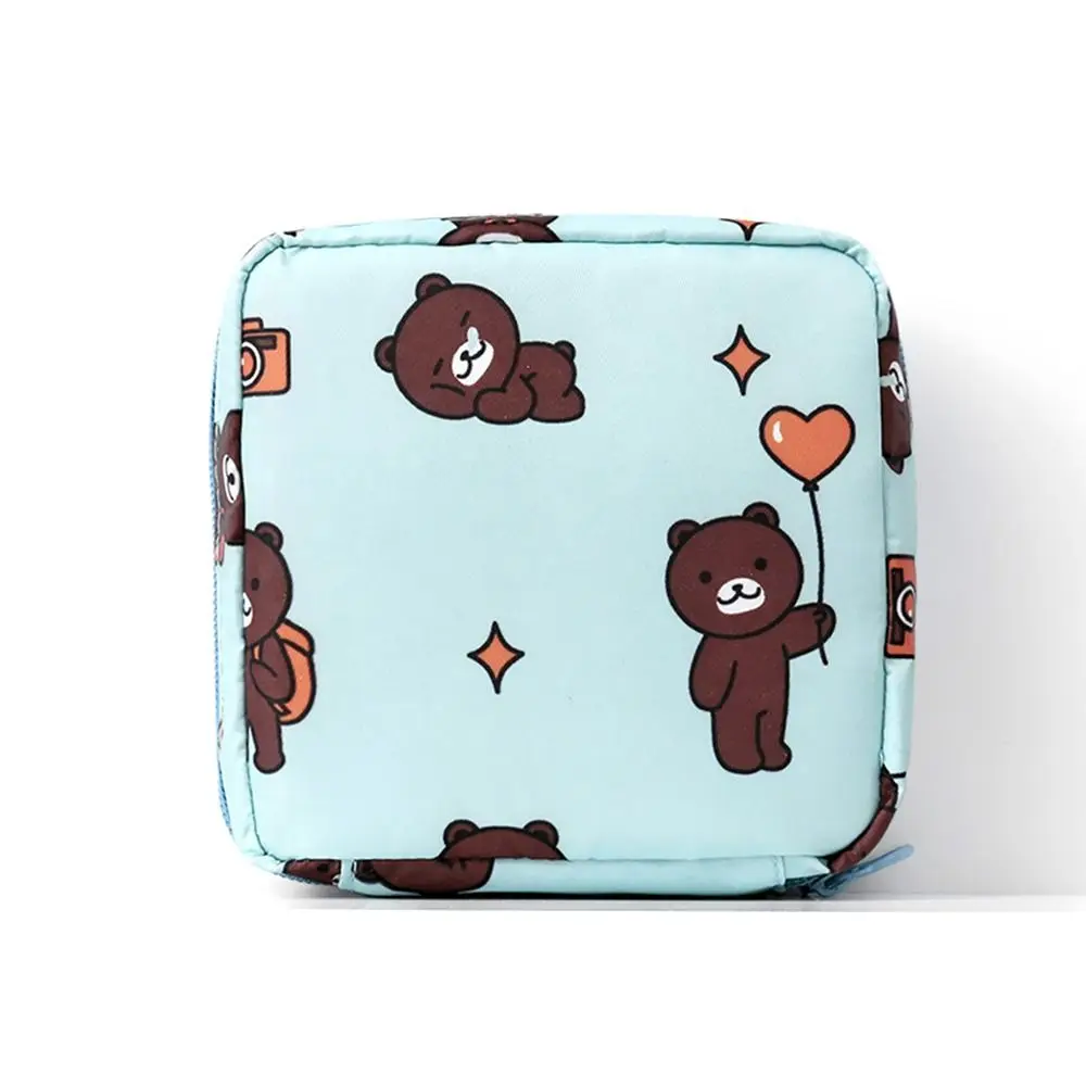 Credit Card Holder Makeup Organizer Headphone Case Sanitary Bag Change Purse Tamper-Proof Storage Bag Sanitary Mat Bag