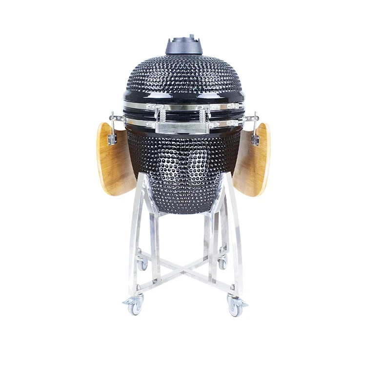 

l # 13 "16" 19 "22" 24 "26" Color Customizable BBQ Ceramic Charcoal Egg Grill Camado