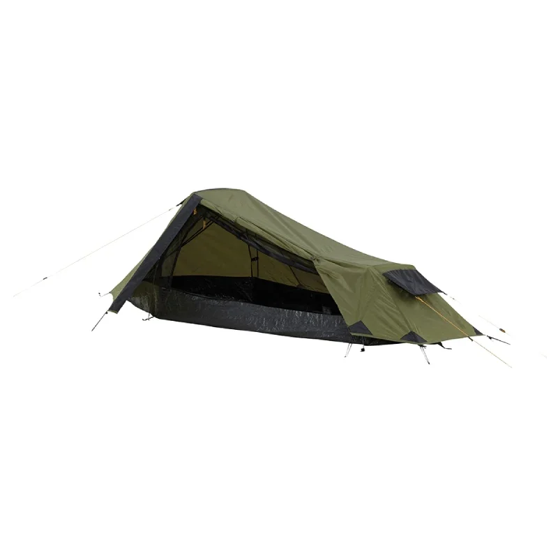 good quality single tunnel camping tent nylon convenient storage army green Tent