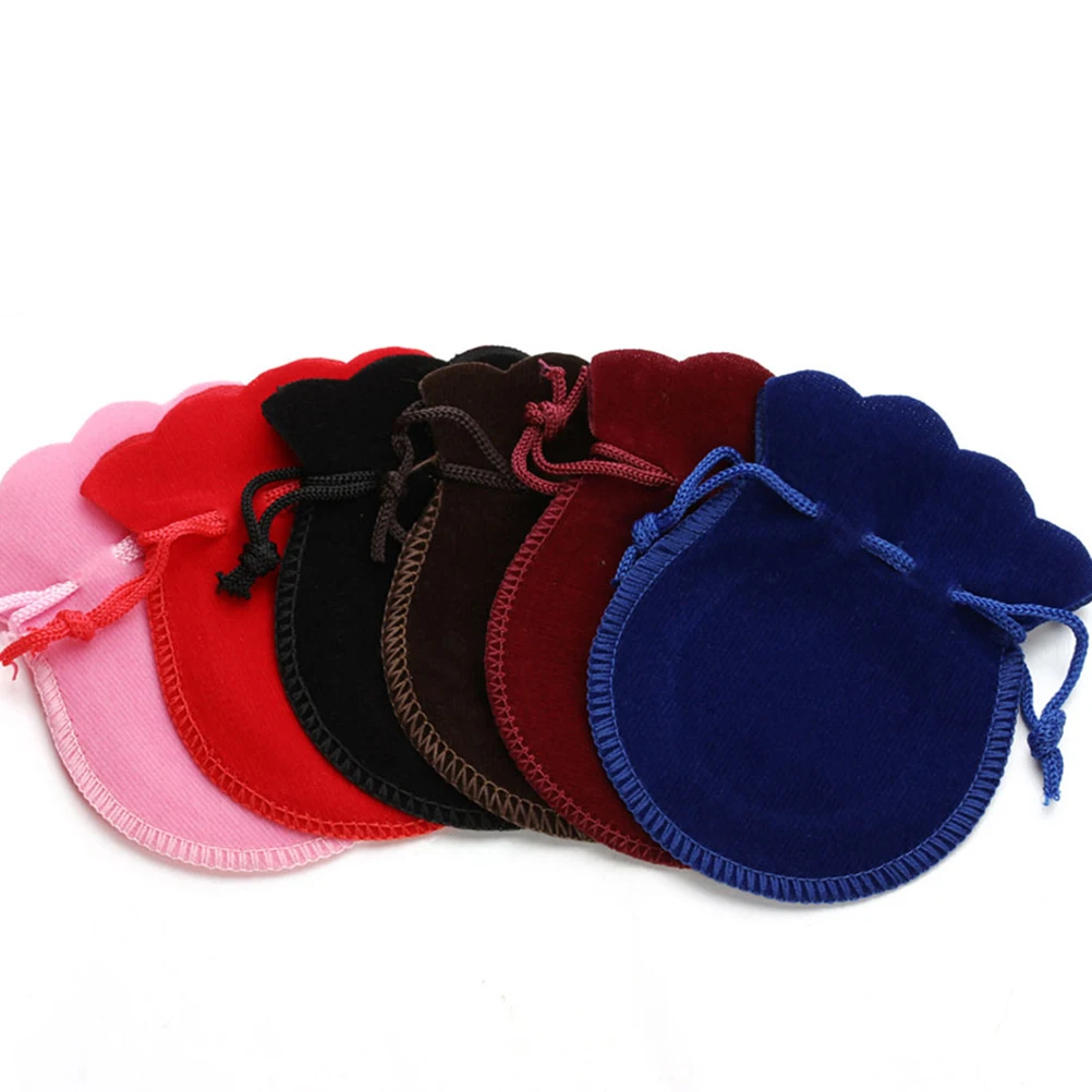 

20 Pcs Jewelry Bag Flannel Gift Bags Drawstring Pouches Jewellery with