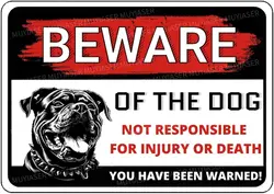Beware Of The Dog Rottweiler You Have Been Warned Aluminum Metal Tin Signs Outdoor Yard Sign Warning Sign For Fence Yard Home Ki