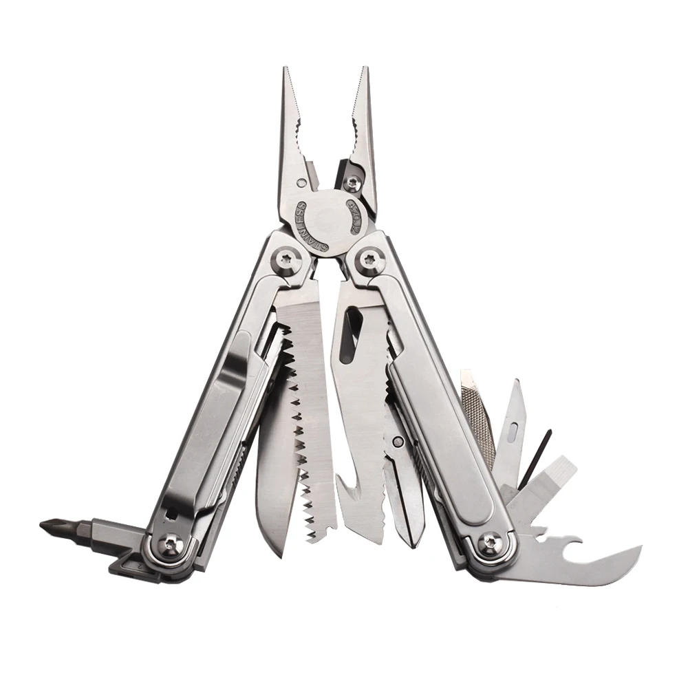 Daicamping DL7 Titanium alloy G10 Stainless Handle Outdoor Multi-tools Set Folding Knife EDC Multi Tools Pliers Hand Tools Set