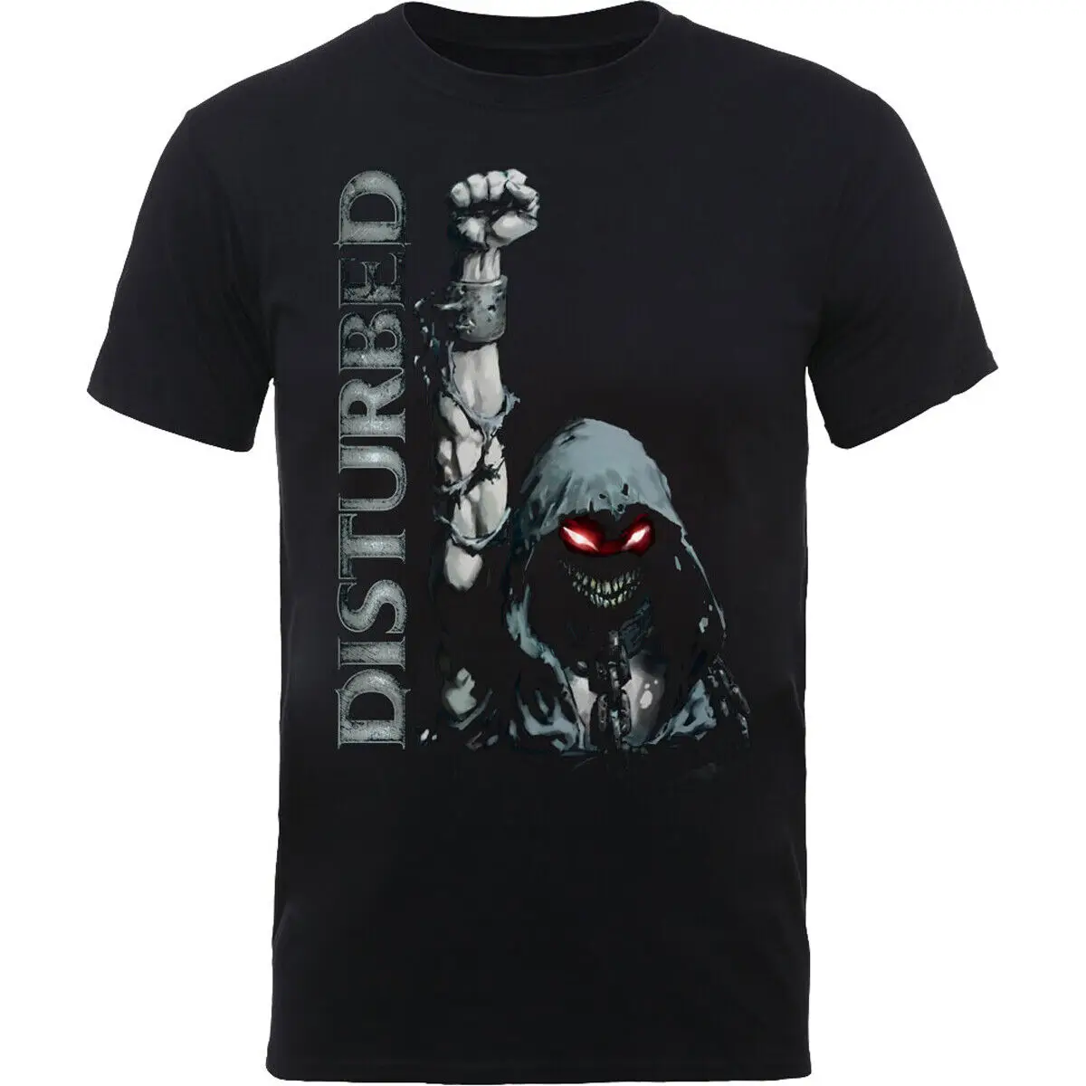 

Disturbed Up Yer Fist White Text Official Mens T-Shirt Unisex-