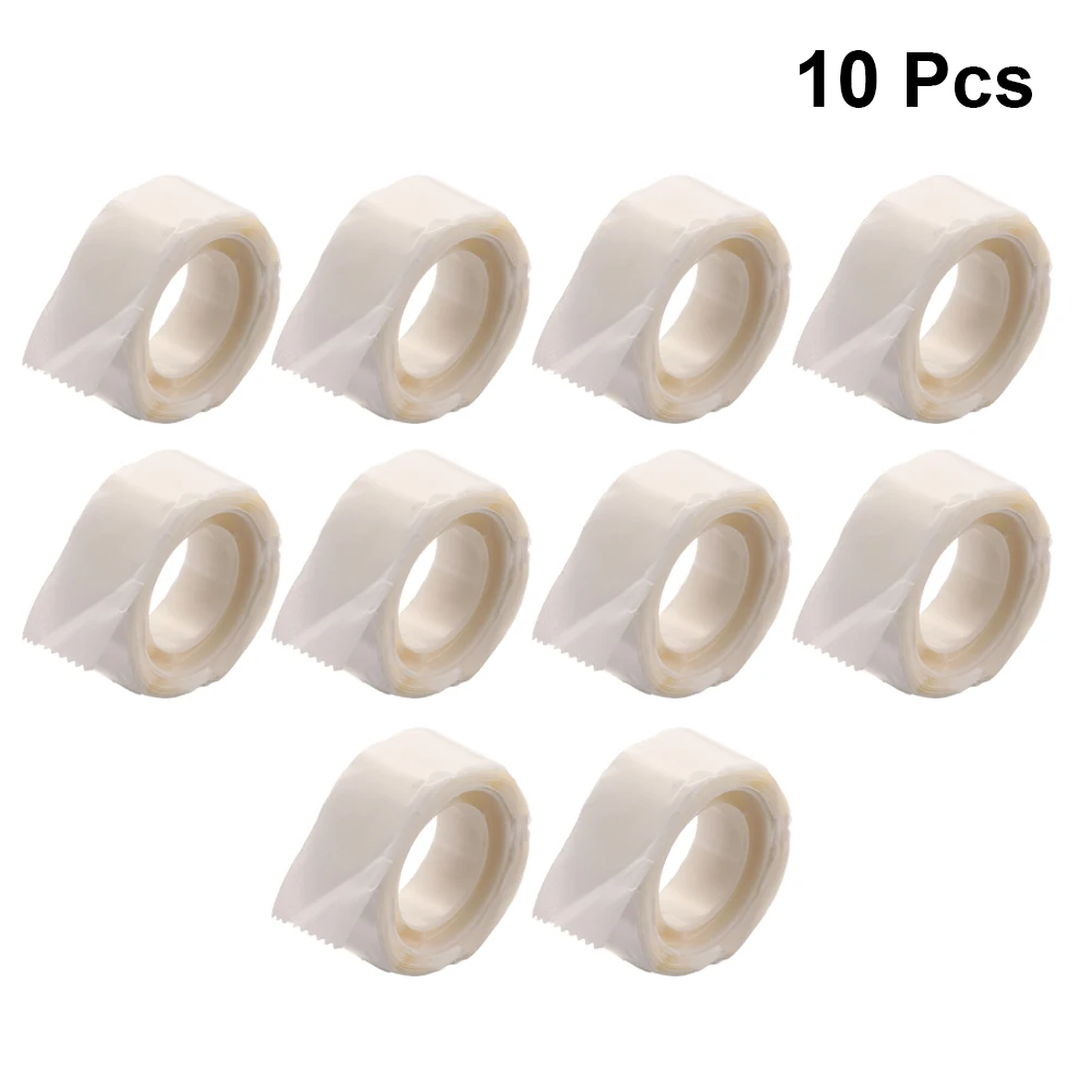 

10 Rolls Balloon Glue Adhesive Points Transparent Traceless Tape for Wedding Birthday Party Balloon Decoration Scrapbooking