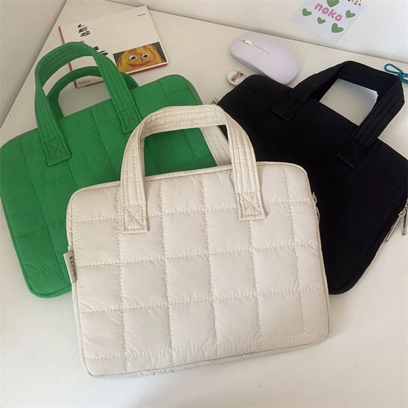 Laptop Bag Sleeve 11/13/14/15/15.6 Inch  Case Laptop Cover For MacBook Air Pro/iPad/Lenovo/Hp Puffer Notebook pouch Puffy