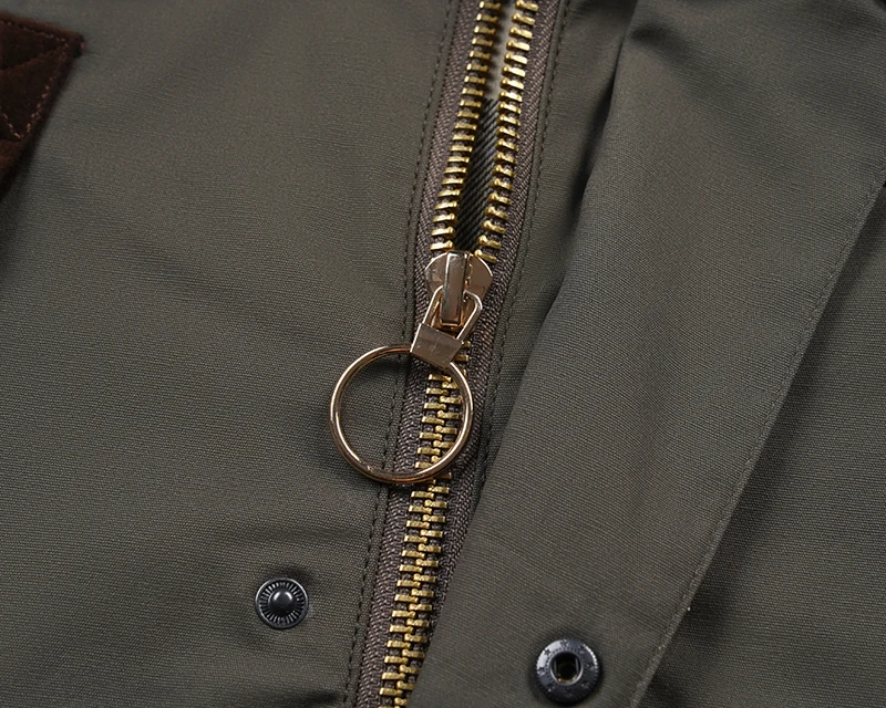 Klassische Jagdjacken aus gewachstem Baumwollstoff für Herren, Canvas-Arbeitsjacke mit Cordkragen, kariertem Futter, Freizeitmantel, Arbeitskleidung für Herbst und Winter – Detail 4