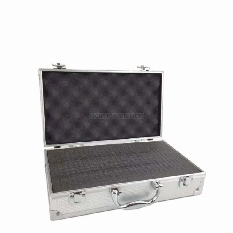 30x17x8cm Portable Aluminum Tool Box Outdoor Safety Equipment Case Instrument Box Suitcase Hardware Storage Box With Sponge