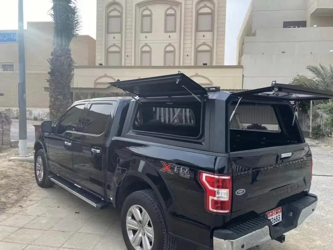 YBJ Car Accessories Truck Bed Topper Aluminum Pickup Waterproof Steel Hardtop Canopy Hardtop for F150 Camper Shell Canopy