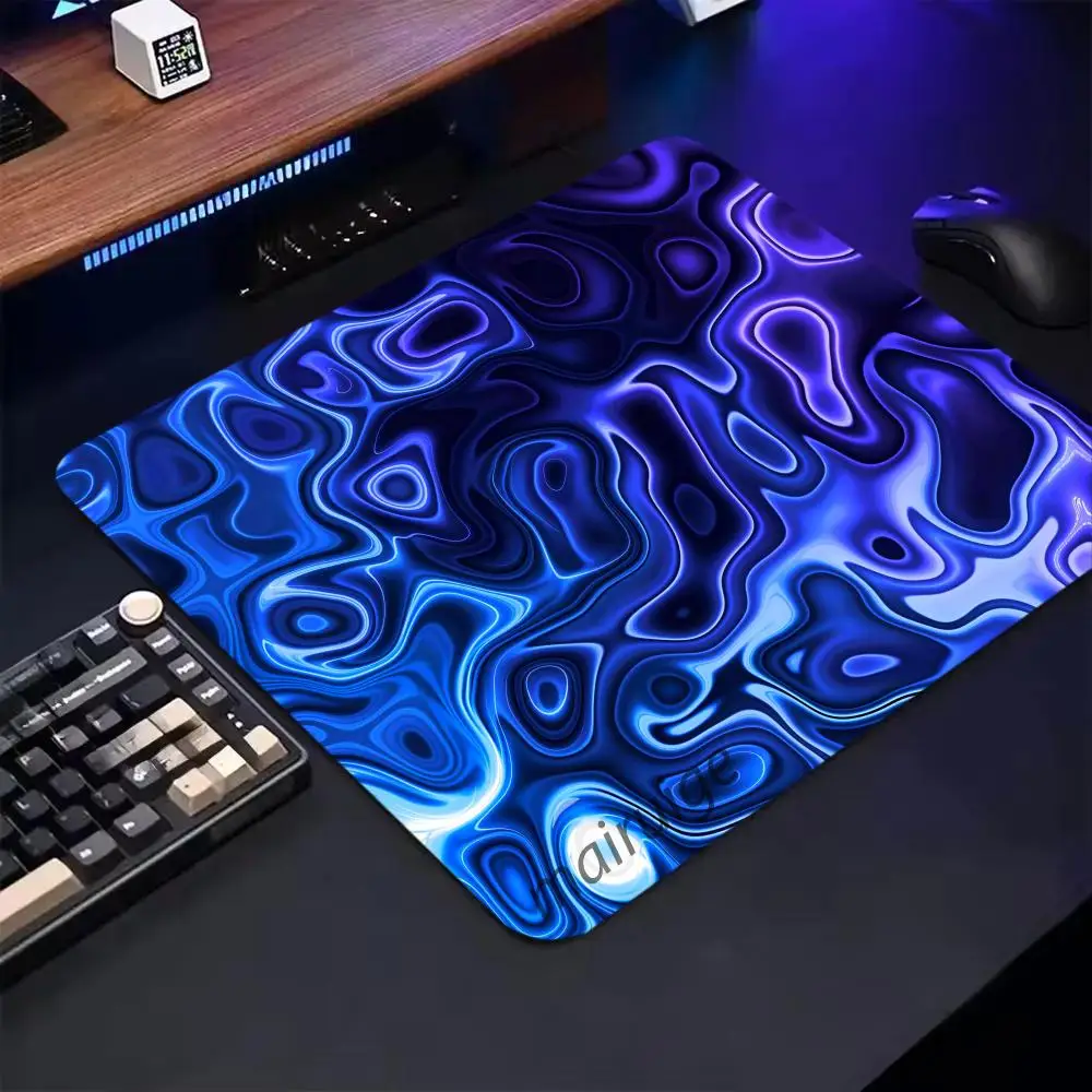 

Абстрактный жидкий художественный коврик для мыши 40X45, большой квадратный коврик для компьютерной офисной игры, настольные коврики, резиновые противоскользящие коврики для мыши, маленький декор, настольные коврики