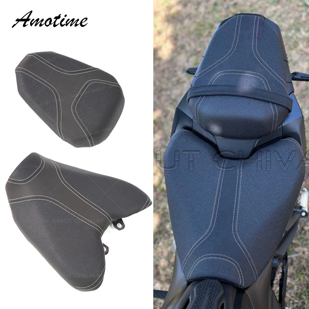 Sedile comfort per YAMAHA MT-07 2025 MT07 GP Cuscino del sedile del passeggero posteriore del motociclo Limitatore di pressione Comodo cuscino del passeggero del conducente