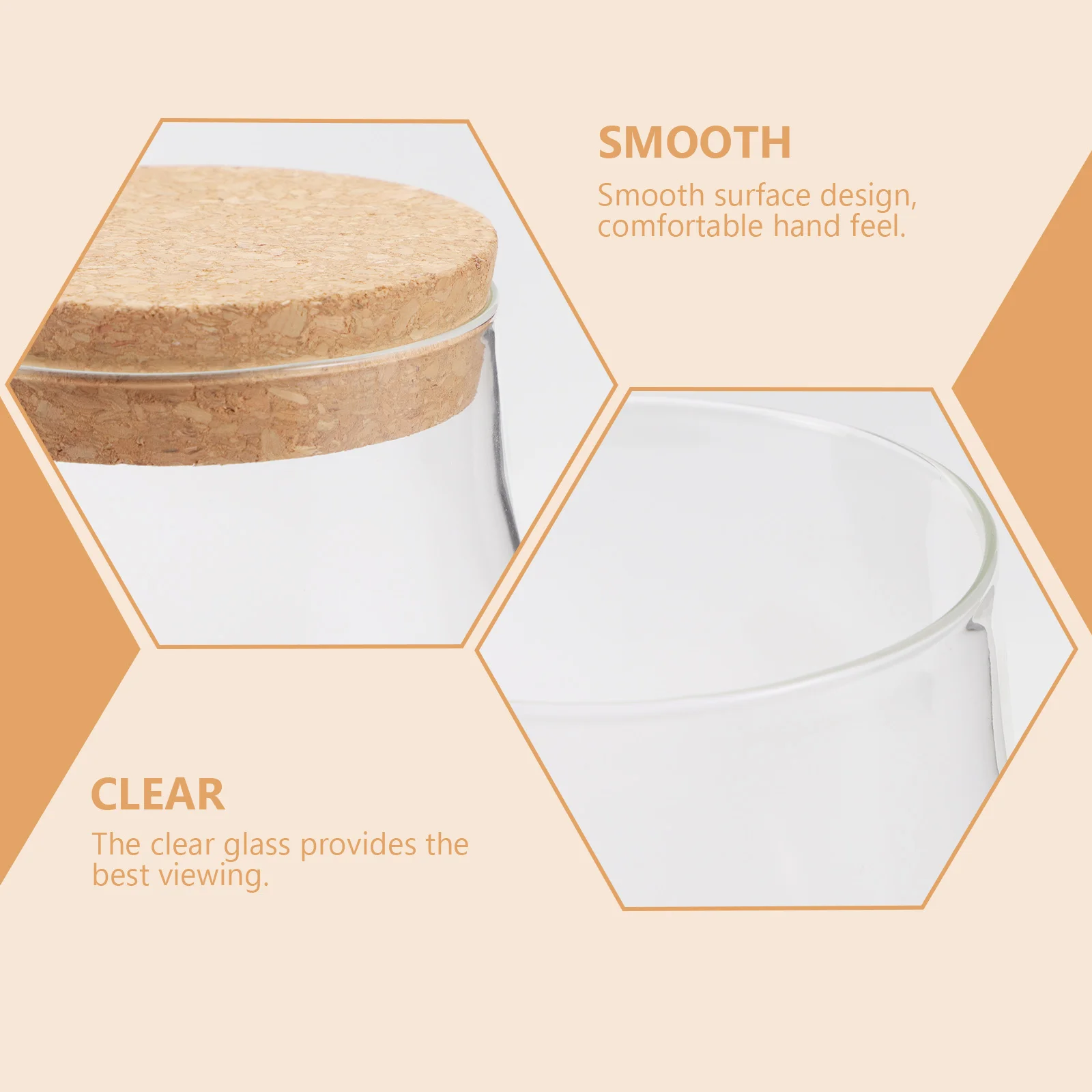 

1pcs Moss Terrarium Glass Ecological Bottle For Home Office Decor Diy Micro Landscape Container Hydroponic Plant Propagation