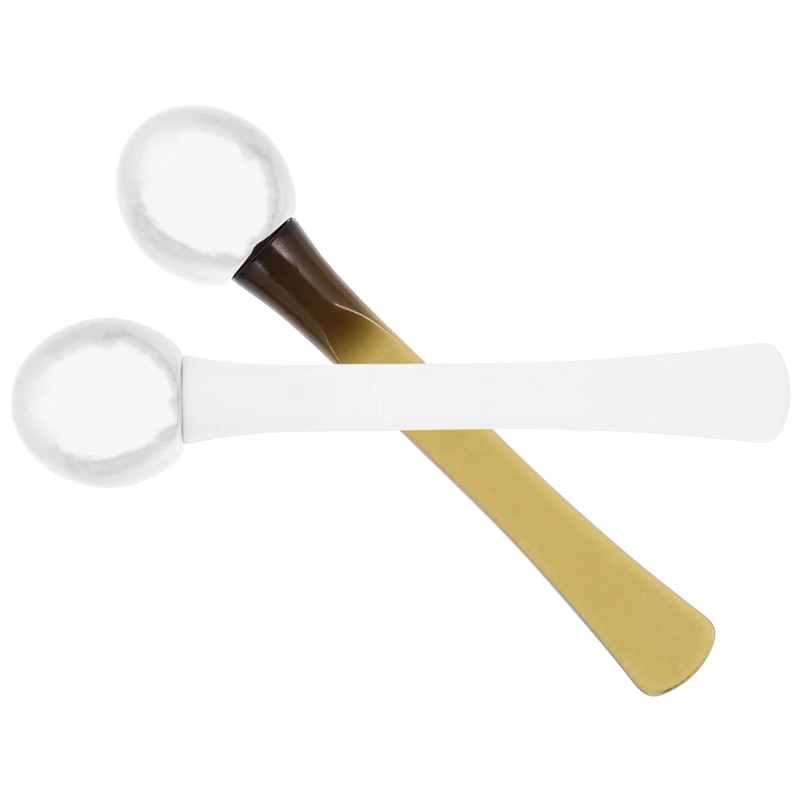 

2Pcs Eye Cream Massager Bar Zinc Alloy Portable Skin Care Rod for Women Face Lotion Applicator Eye Beauty Tool