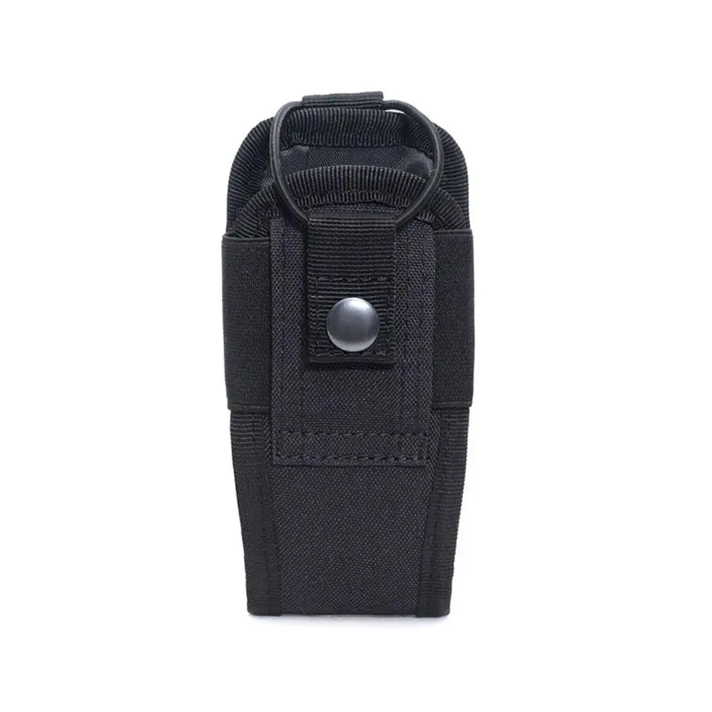 Capa tática para walkie talkie, bolsa de acessórios molle ajustável, suporte de rádios em dois sentidos para walkie talkies f9b5