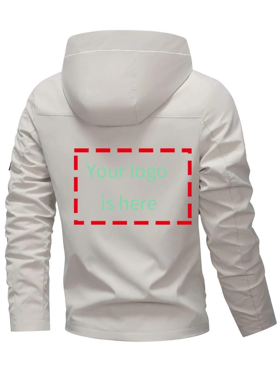 Startseite Herrenbekleidung Herrenjacken und -mäntel Herren-Kapuzenjacke mit individuellem Logo J... Herren-Kapuzenjacke mit individuellem Logo und İzed-Logo