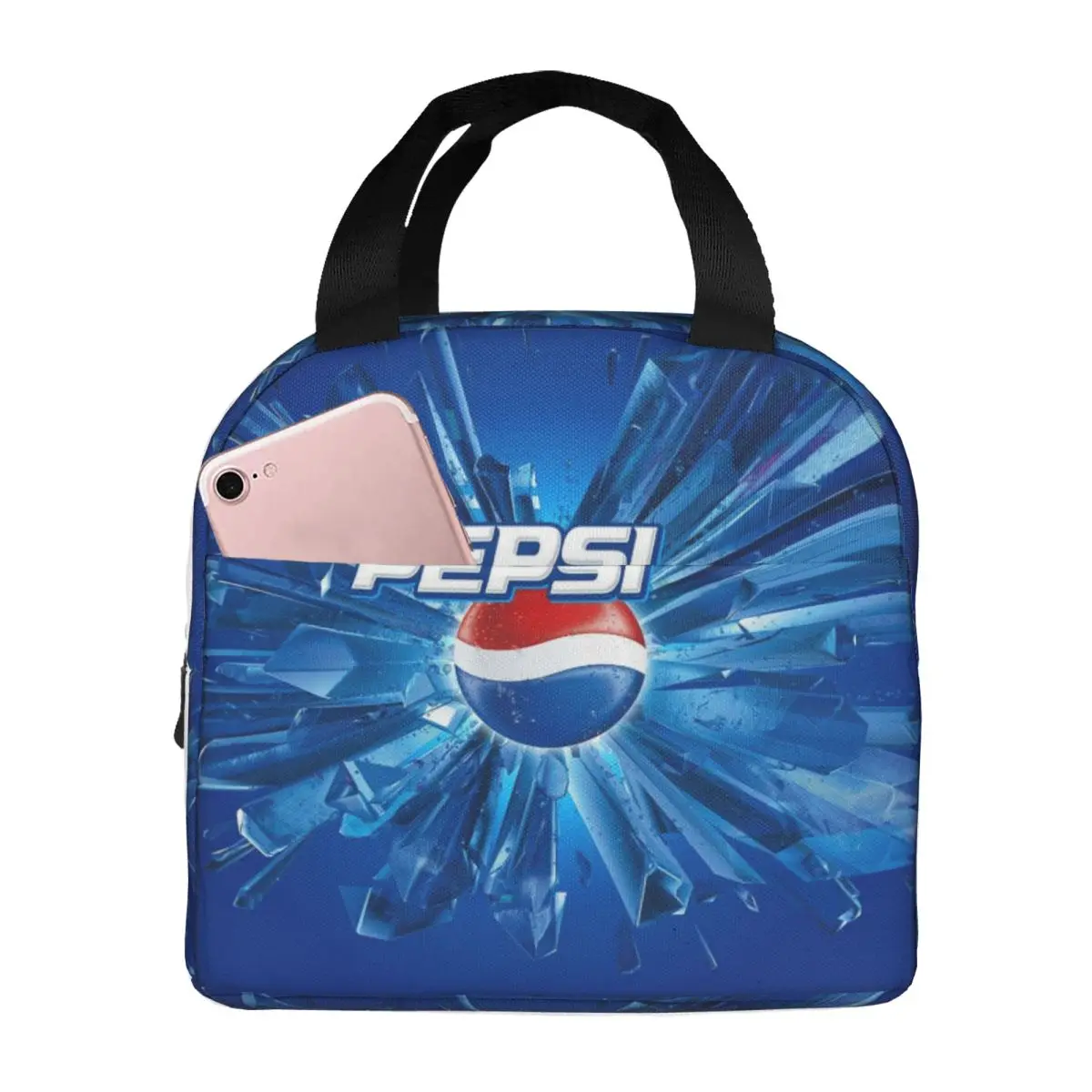 

Like-P-Pepsi-Style Portable Lunch Bag Food Thermal Box Durable Cooler Lunchbox Picnic Bag Office