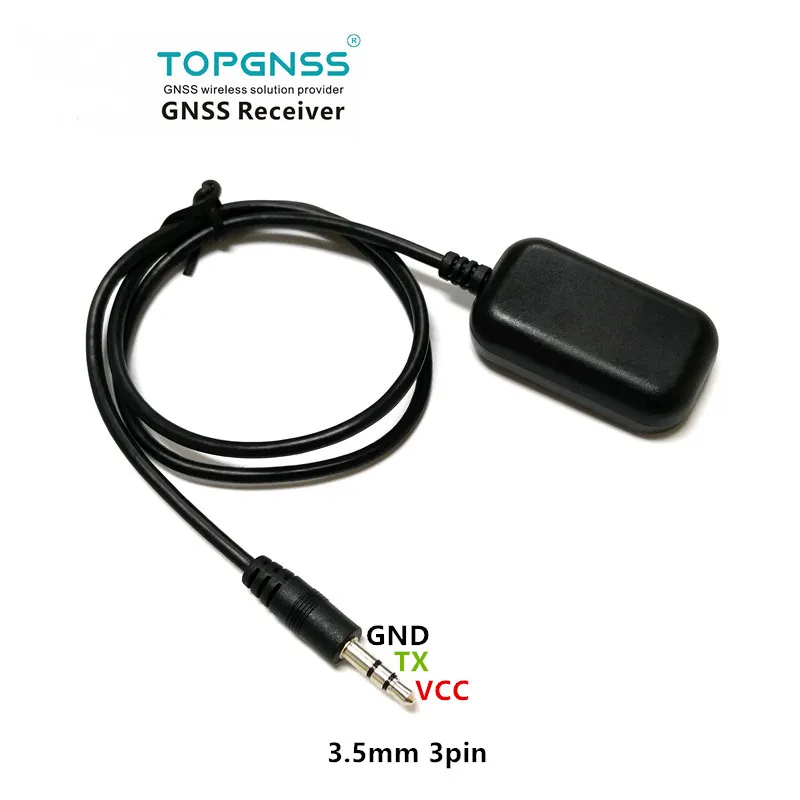 Câmera de carro de alta qualidade, pequena, gravadora, carro dvr, gps, receptor, antena, módulo 3.5mm, entrada de fone de ouvido, cabo 0.5m, stoton gn800