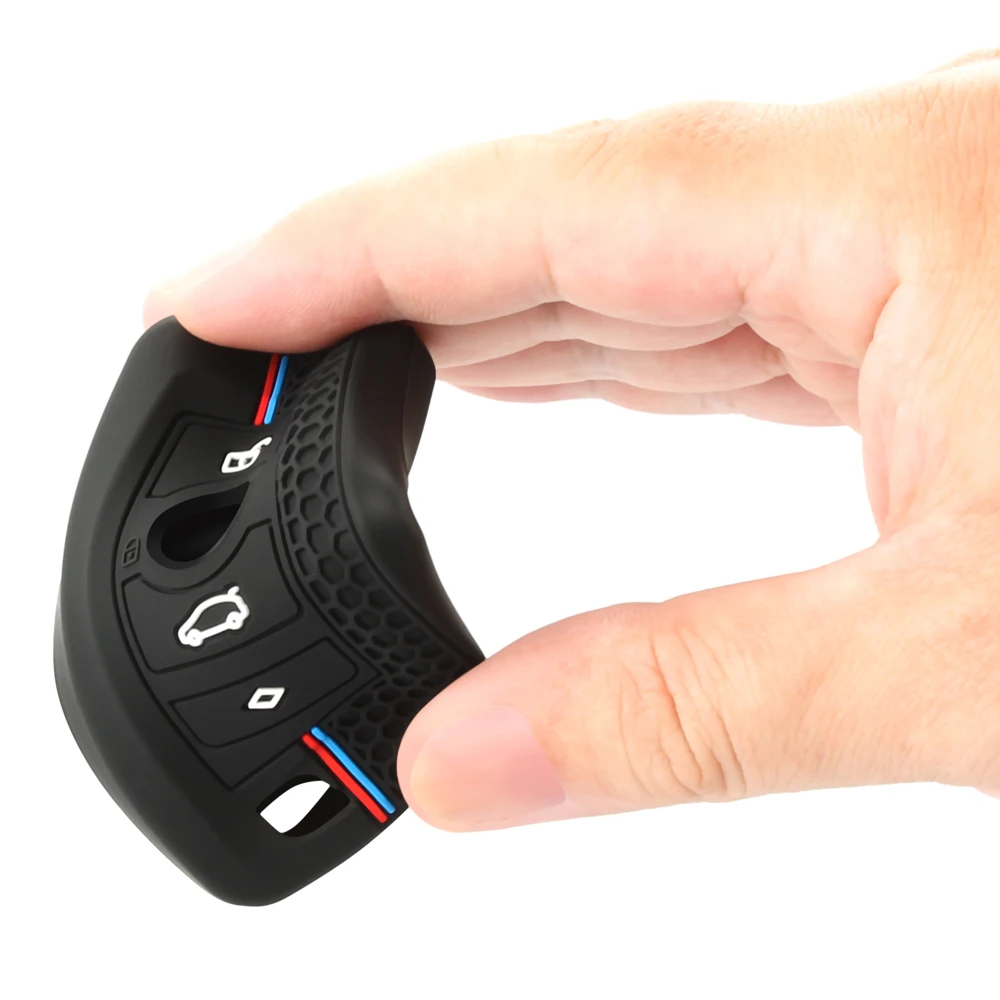 ซิลิโคนรถสมาร์ทรีโมทคอนโทรล Fobs Protector ฝาครอบผิวสําหรับ BMW 1 3 4 5 6 7 Series F20 F30 f32 F07 F12 f02 F25 F26