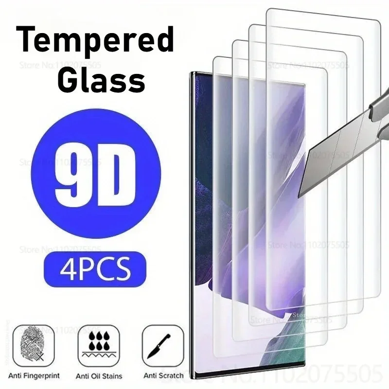 4PCS 9D Curved Temp… - image