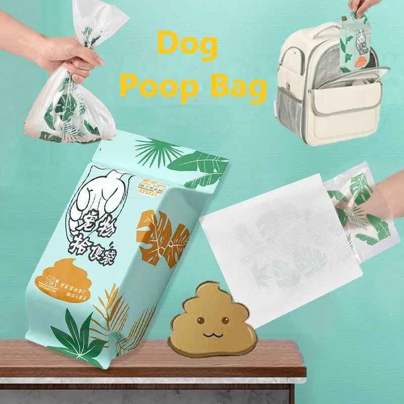 

Pet Dog Poop Bags Dispenser Collector Garbage Bag Puppy Cat Pooper Outdoor Home Clean Not dirty hands Pets Supplies