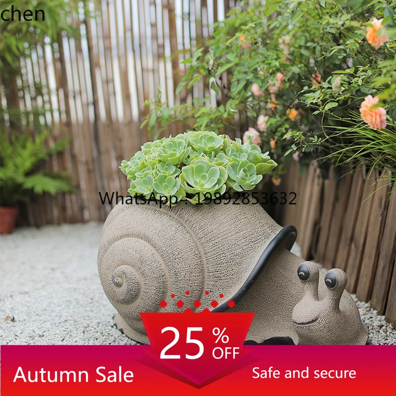 YFY  Han Yun Tang Succulent Plant Large Flower Pot Personalized Creative Outdoor Moneywort Hydroponic
