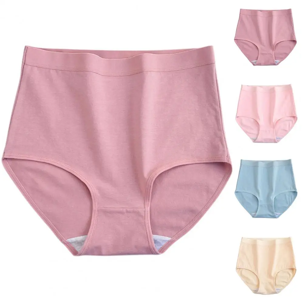 Chic Women Panties Intimate Slim Fit Anti-septic Sweat Absorption Lady Panties  Women Underpants Protective