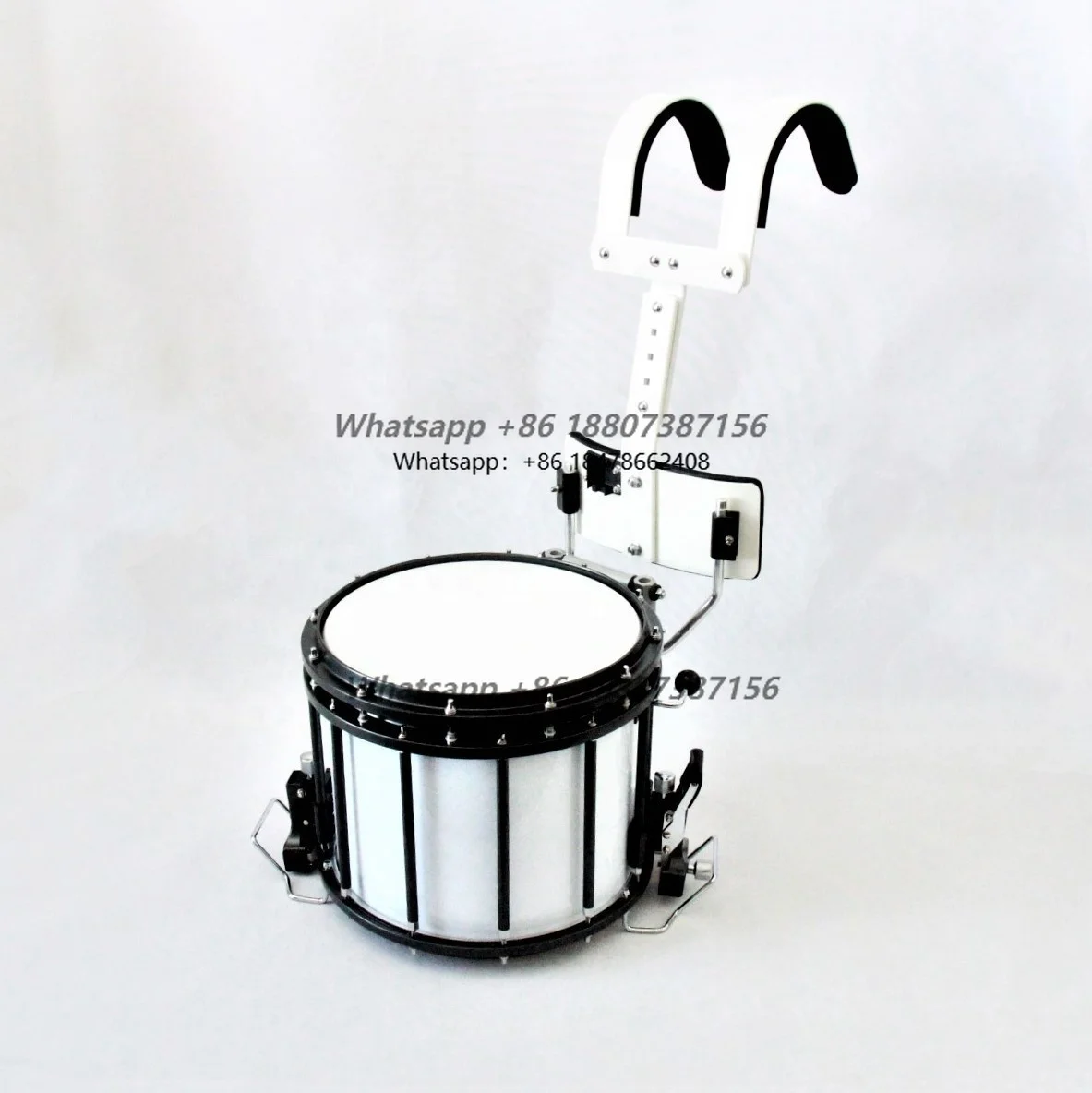 

FOCUS Professional Marching Snare Drum High Quality 7-Ply Maple Shell with Musical Function PVC and PET Drum Heads