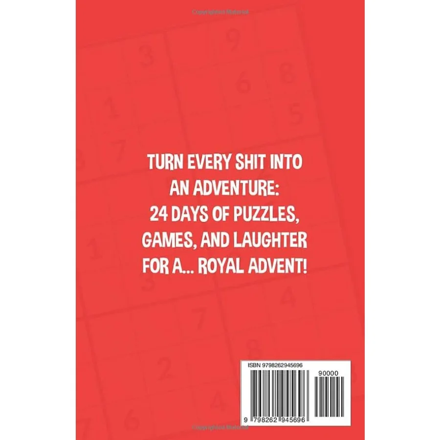 تقويم القدوم بينما أنت أنبوب: 24 يومًا من الألغاز ألعاب ألغاز سودوكوس ومضايقات الدماغ الممتعة لحل على العرش A Funny G