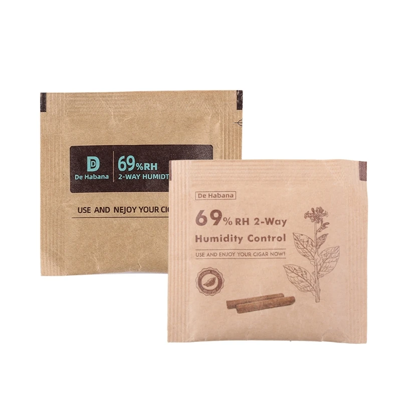 8g 69% RH 2-Way Humidity Control for Cigars Tobacco Humidifier Moisturizing Package Cigar Slices Resealable Bag