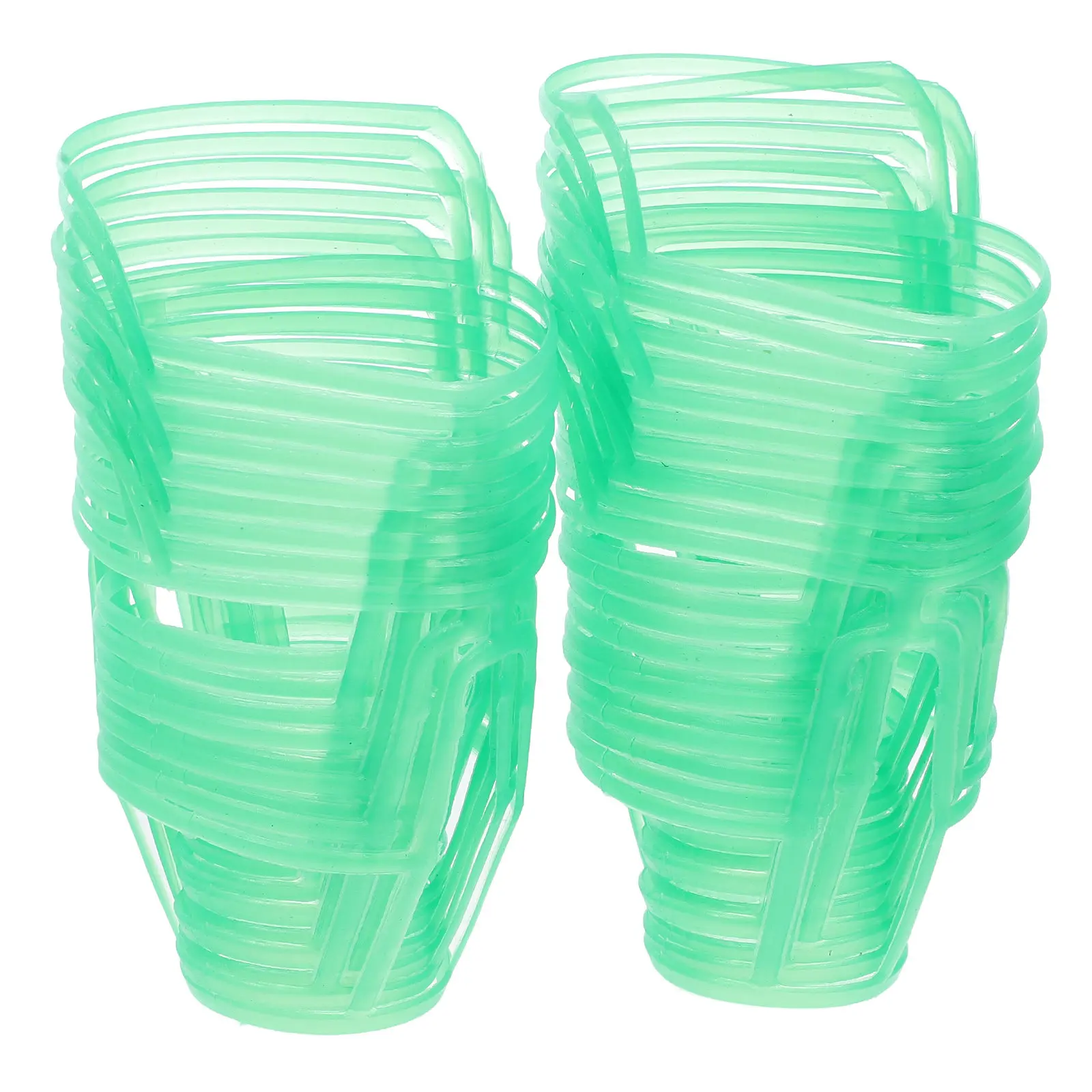 20Pcs Infusion Net Cover Saline Bottle Protective Plastic Grid Drip Bottle Holder Hospital Home Use Hanging Net