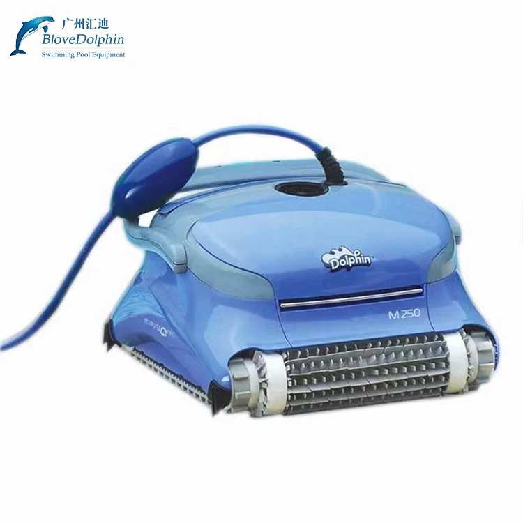 Dolphin Automatic Plastic Swimming Pool Cleaning Robot Underwater Suc tion Machine with Filter Type