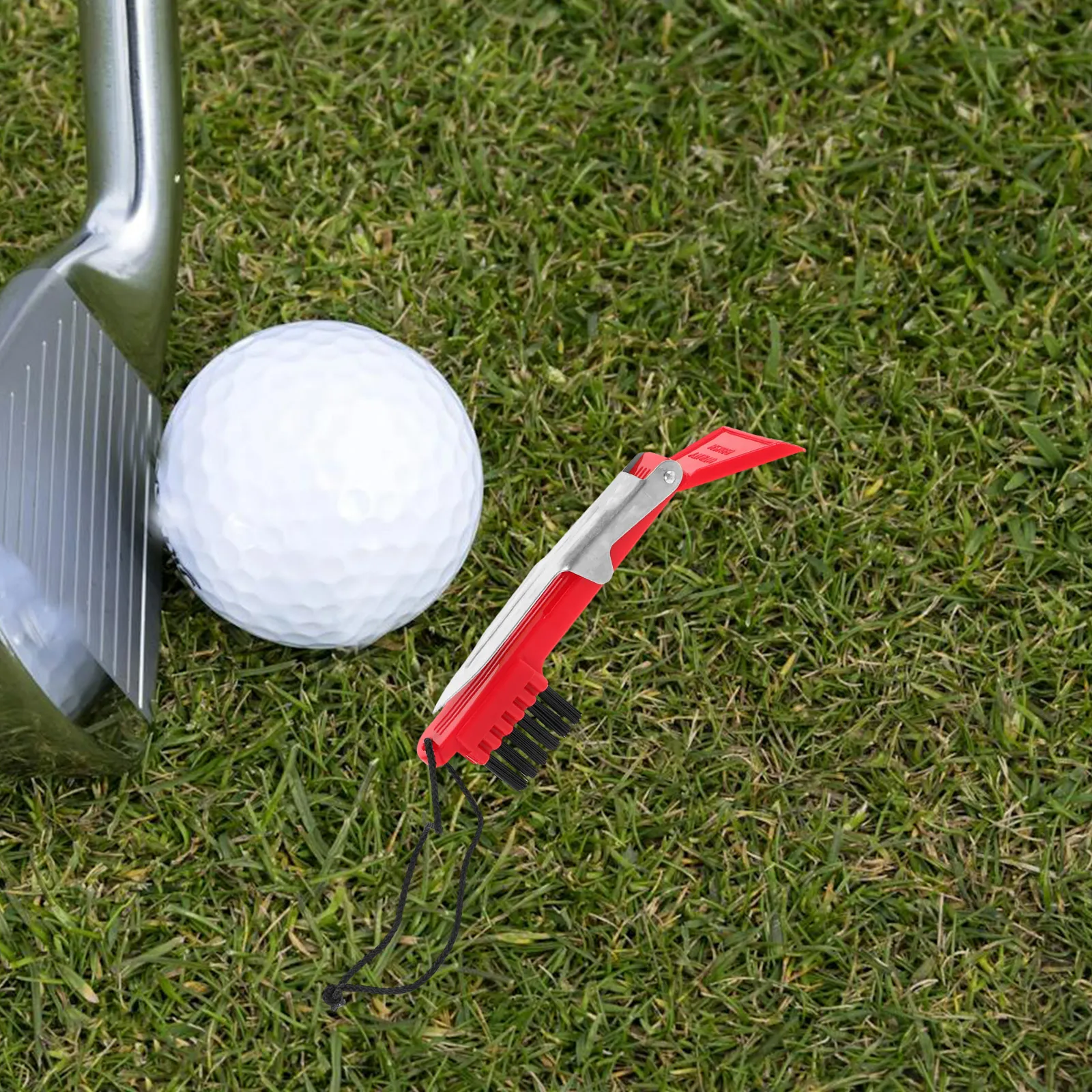 

Golf Club Brush Professional Reusable Golf Cleaning Tool For Grooves Deep Clean Multi-Functional Practice Brush Outdoor Indoor
